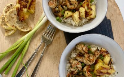 Recipe: Hawaiian-Style Garlic Butter Shrimp with Pineapple